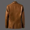 Men's Winter Fur Men Soft PU Leather Jacket Male Business casual Coats Man Jaqueta Masculinas Inverno Couro Large size 6XL Plus