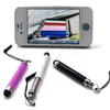 Mini penna touch screen capacitiva retrattile flessibile con tappo antipolvere per telefoni cellulari Samsung per Tablet PC 500PCS