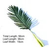 Green Artificial Tropical Plam Tree Monstera Leaves Wedding Christmas Halloween Decoration Fake Plants