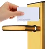 Serrure numérique pour porte d'hôtel avec porte antirouille et anticorrosion à clés de cartes