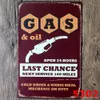 Retro Metal Poster Gasoline Gas Beer Route 66 Vintage Craft Tin Sign Home Restaurant KTV Bar Signs Wall Art Metal Sticker BH2210 TQQ