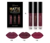 DHL 40 satz/los NICEFACE 3 stücke Wasserdichte Matt Flüssigen Lippenstift Make-Up Set Langlebige Kuss-proof Lip Gloss Schaffen Nude schönheit Samt Lippen