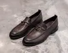 Designer Men Tassels loafers luxury Dress leather Shoes Genuine Leather Breathable Solid male British style gentleman round toe Flats
