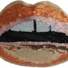 large sequins mouth embroidery cloth patch iron on Clothing Accessories bag decoration for shirt dress5516208