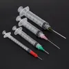 50pcs/set 1ml 3ml 5ml 10ml Luer Lock Syringes with 50pcs 14G-25G Blunt Tip Needles and Caps for Industrial Dispensing Syringe