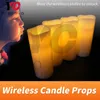 Wireless Candles Prop Yopood Escape Room cios na świecach lub nie ma zamówienia, aby uciec z meczem izbą Tayagism