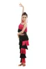 Vestido de Dança Latina para Meninas Adulto Baile com Borla Tops Calças Salsa Samba Fantasia Crianças Crianças Competição de Dança 278g