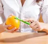 15cm Long section Orange or Citrus Peeler Fruit Zesters Stripper orange device skinning knife Citrus Opener fruit tools SN3223