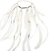 Boho Hair Bands Tassel Fashion Handmade Women Indian Feather Beadblete مع حبات الرأس لـ Carnival5325177