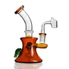 Bekerbasis Bongs Waterpijpen Hookahs Hoofd glazen oliestquuls rookpijp chicha watervogels met 14 mm kom