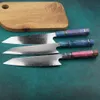 Chef's Knife 67 Layers Japanese Damascus Steel Damascus Chef Knife 8 Inch Damascus Kitchen Knife Solidified Wood HD