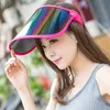 1 été Curling haut chapeau de soleil équitation Curling pare-soleil casquette pliable couverture visières pour voiture Anti UV lumière casquette Whole237m