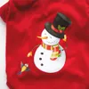 귀여운 강아지 크리스마스 의상 의류 클래식 코튼 티셔츠 테디 포메라니안 강아지 크리스마스 5 색 옷