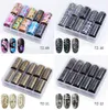 10Pcs Starry Sky Nail Foils Holographic Transfer Water Decals Nail Art Stickers 4*120cm DIY Image Nail Tips Decorations Tools RRA2039