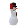 Festival decoration Christmas Inflatable Snowman Costume Xmas Blow Up Santa Claus Giant Outdoor 2 4m LED Lighted snowman costume2442