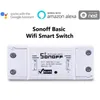 Partihandel Sonoff Basic Wireless WiFi Switch Remote Control Automation Module DIY Timer Universal Smart Home Relay Module Controller