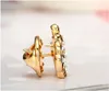 Couples Mini Broche Corsage Diamants Pierce Point de cheval Men et Femmes Costume Bouton Bouton Collier Colliers Grossistes