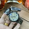 Relojes de marca de moda de buena calidad, reloj de pulsera de cuarzo con banda de acero inoxidable de estilo multifunción para hombre, todos los diales pueden funcionar CA29224z