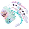 Baby Silicon Bead Ciuccio Gelato Massaggiagengive Euro America Commercio Hand Made Safe Infant Baby Gracious ToysTeether Chain Clips