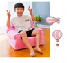 Baby Kids Cartoon Crown Siet Pluszowe taborety zabawkowe matę Dzieci Backrest Krzesło Zaramał się maluch chłopięcy dziewczyna Składana sofa Prezenty 2054