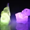 코끼리 LED 램프 색상을 변경 밤 빛 분위기 아이 아기 침대 옆 침실 장식 어린이 선물 귀여운 램프