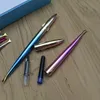 Novelty Lapices Student Practice Writing Tool Shark Fountain + Pens Glittering Gradient Rainbow Shark Hoody EF Fine Nibs Calligraphy Pen