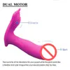 Draagbare g-spot vibrator afstandsbediening slipje vibrerende dildo masturbatie oplaadbare clitoris stimulator vagina massager seksspeeltjes