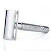 Mens Safety Razor Alloy Metal Double-edged Shaving Razor Manual Mustache Removal Traditional Shaving Tool + 51 pcs blades