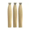 100 Human Indian Hair 1g Strand 200s Fan Tips In Hair Extensions Free DHL