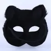 Fox Masks Animal Boy and Girl Half Gezicht Props Speelgoed Halloween Little Fox Mask 5 Kleur Party Cosplay Masker Halloween Kostuum Prop