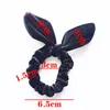 Nuovo arrivo Orecchie ragazze Velvet Bunny corda elastica dei capelli Bambino Accessori Coda di cavallo orecchie di coniglio hairbands bambini Scrunchy Hairbands