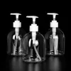 Bottiglie di disinfettante per le mani vuote in plastica PET da 300 ml 500 ml per shampoo per acqua di disinfezione Vendita calda negli Stati Uniti (spedizione veloce gratuita via mare)