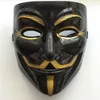 V Maska maskarady maski do Vendetta Anonymous Valentine Ball Party Decoration Pełna twarz Halloween Straszny Cosplay Party Maska Darmowy DHL WX9-391