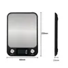 Skala kuchenna Wyświetlacz LCD 10 kg / 1G Wielofunkcyjny Cyfrowy Żywność Kuchnia Skala Ze Stali Nierdzewnej Ważenie Narzędzia do gotowania Saldo