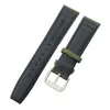 20mm 21mm 22mm Watch Band Strap Nylon äkta läder rostfritt stål spänne4081937