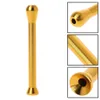 69mm/2.72in Multicolor Metal Snuff Straw Sniffer Snorter Nasal Tube Straight Type Snuffer Bullet for Wholesale Smoking Pipe Accessories