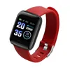 Smart Branslet Fitness Tracker Tor częstotliwość serca Monitor krwi IP67 Waterproof Sports Smart Band 116 Plus dla Androida iOS 116Plu7522123