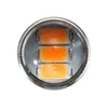 Freeshipping 2x 1156PY 7507 PY21W BAU15S 18 LED 5730 SMD Indicatore di direzione posteriore auto Segnali di direzione anteriore auto Light Blubs Amber Canbus Error