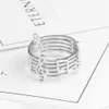 Elegant 925 Sterling Silver Musical Note Pattern Rings for Music Lovers Gift Women Wedding Band Jewelry Size 5 - 12