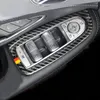 Carbon Fiber For Mercedes Benz C Class GLC W205 Interior Door Loudspeaker Air Conditioning CD Panel Reading Light Cover Trim Stickers