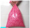 Rosa modello Cuore della posta di sacchetti di plastica posta di sacchetti espressi sacchetto di imballaggio busta di imballaggio per trasporti di posta Borse BT96