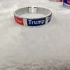 Bracciale Donald Trump Bracciale elettorale presidenziale USA Keep America Great 2020 Bracciale unisex in resina di plastica Favore di partito FFA4056-4