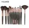 Drop Ship Maange 18 sts Makeup Brushes Set Pulver Foundation Blush Eye Shadow Blandning Kosmetisk Skönhet Make Up Brush Tool Kit