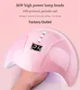 UV Nail Lamp 36 W LED Mini USB Droger voor Manicure Timing Phototherapy Machine Sneldrogende Gel Poolse nagels Art Tools