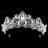 Spettacolo Quinceanera Corone nuziali per le donne Bling Strass Bordare Gioielli per capelli Copricapo da sposa Diademi Abiti da festa5453954