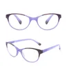 Fashion Cheap Oval Reading glasses Women for wholesale Women's Readers in high quality Discount Purple Yellow Red Blue +1.00 +1.50 to +3.50