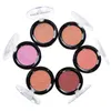 HANDAIYAN 6 colori opachi Blush Rouge Polvere cosmetica nuda Polvere naturale illuminante per trucco in polvere pressata per fard a lunga durata