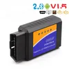 MINI 브랜드의 미니 OBDII USB 스캐너 - 버스 엘름 327 USB V1.5 OBD II 진단 케이블 25K80 칩 OBD2 스캐너