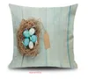 Easter special series of linen digital printing small fresh cartoon pillow cushion cushion cover without core inner cushion filler203q