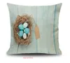 Easter special series of linen digital printing small fresh cartoon pillow cushion cushion cover without core inner cushion filler271C